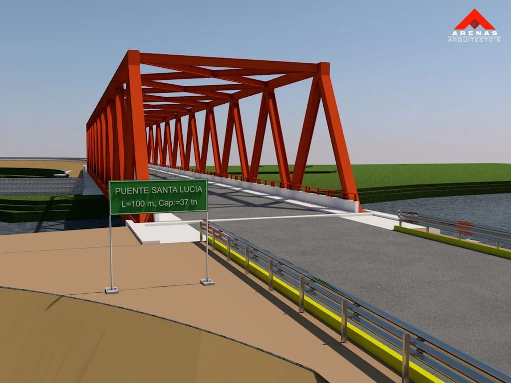 Proyecto del Puente Santa Lucía en Espinar