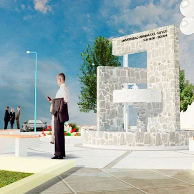 Espacio público del portafolio urbanístico de José Arenas Arquitecto